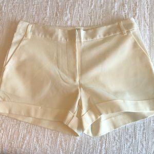 Classic white dress shorts